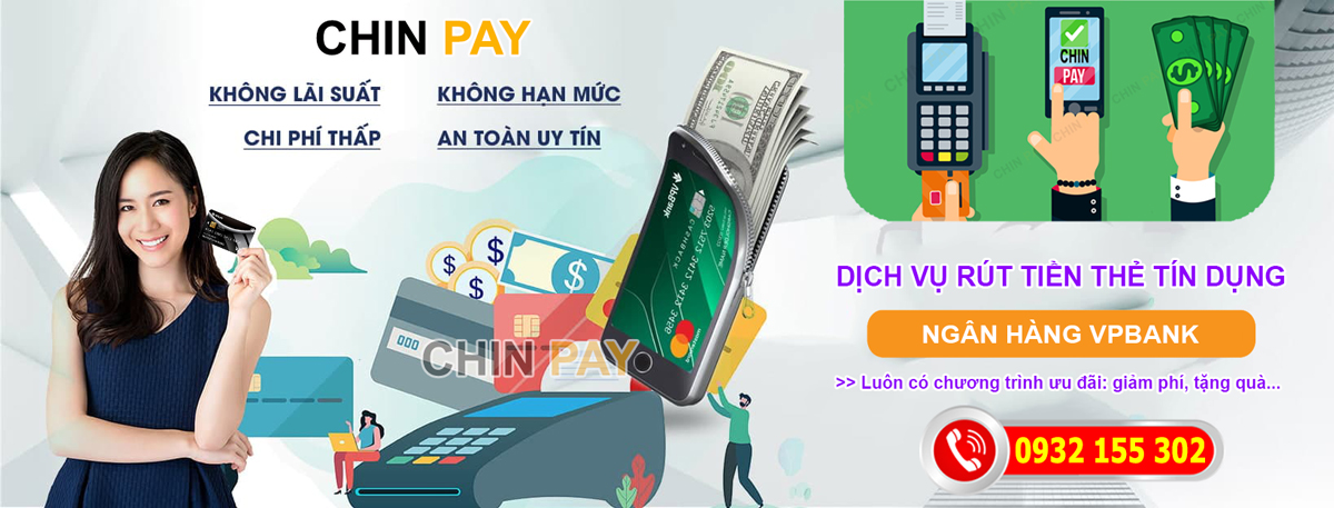 dịch vụ rút tiền mặt từ thẻ tín dụng VPbank Uy Tín vượt trội